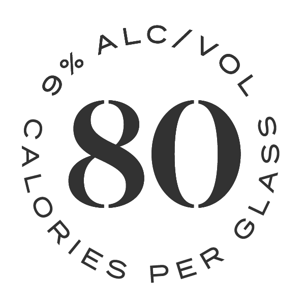 80 calories per glass
